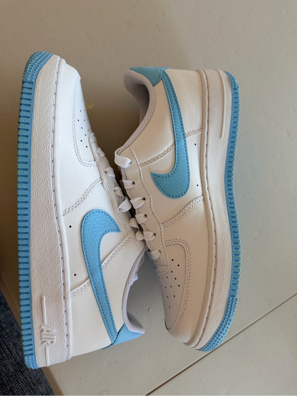 Kids Nike Air Force 1 Blue-White